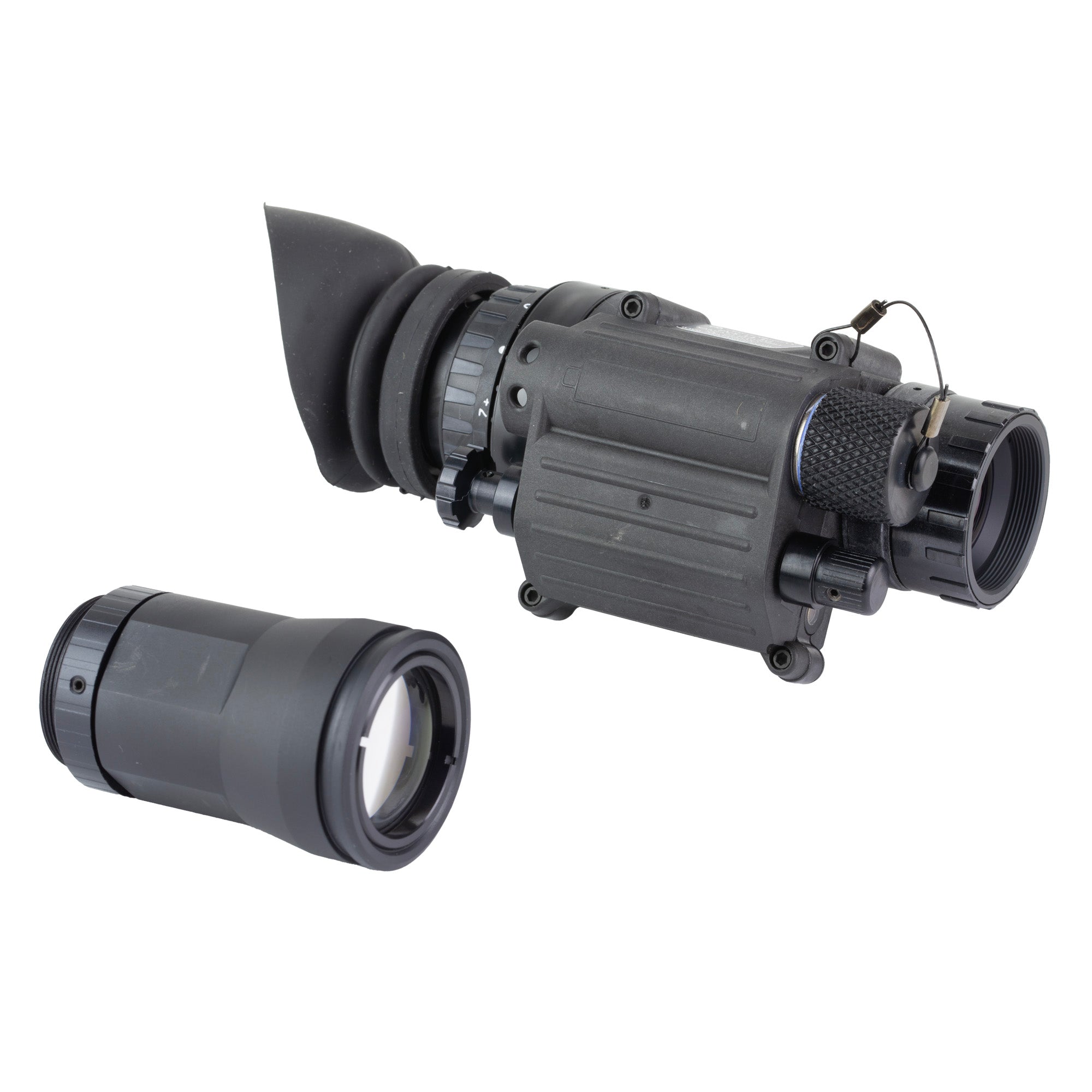 Armasight, PVS-14 Gen 3 White Phosphor, Night Vision Monocle, Matte Finish, Black, 1800+ FOM Elbit YH IIT, Manual Gain, 3x Magnifier Lens, Sacrificial Window, J-Arm Mount, Skullcrusher Head Mount Assembly, Soft Carrying Case