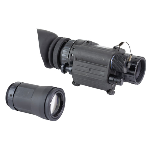Armasight, PVS-14 Gen 3 White Phosphor, Night Vision Monocle, Matte Finish, Black, 1800+ FOM Elbit YH IIT, Manual Gain, 3x Magnifier Lens, Sacrificial Window, J-Arm Mount, Skullcrusher Head Mount Assembly, Soft Carrying Case
