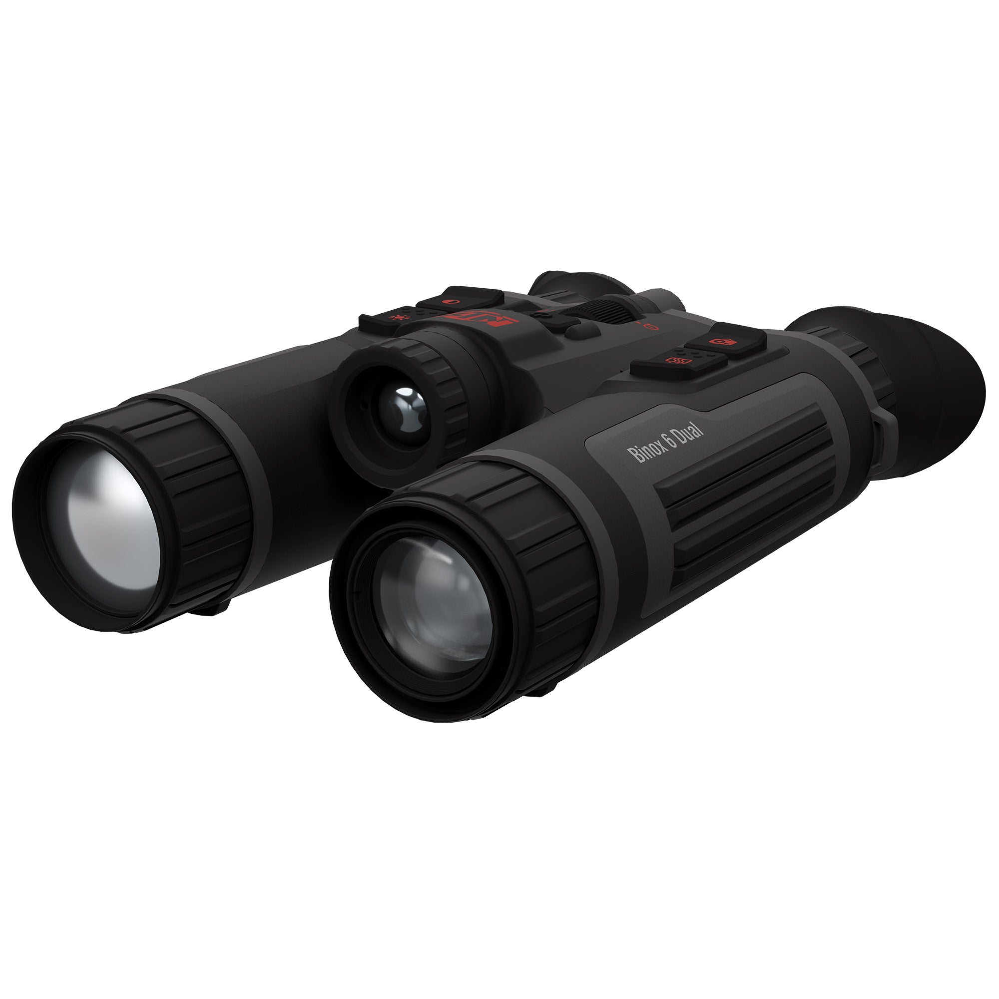 ATN Corp, TICO 6, Laser Rangefinder, Thermal Binocular, Dual Multispectral, 5.5-44X Magnification, 25mm Objective, Black, Includes Carry Case and Charging Cable
