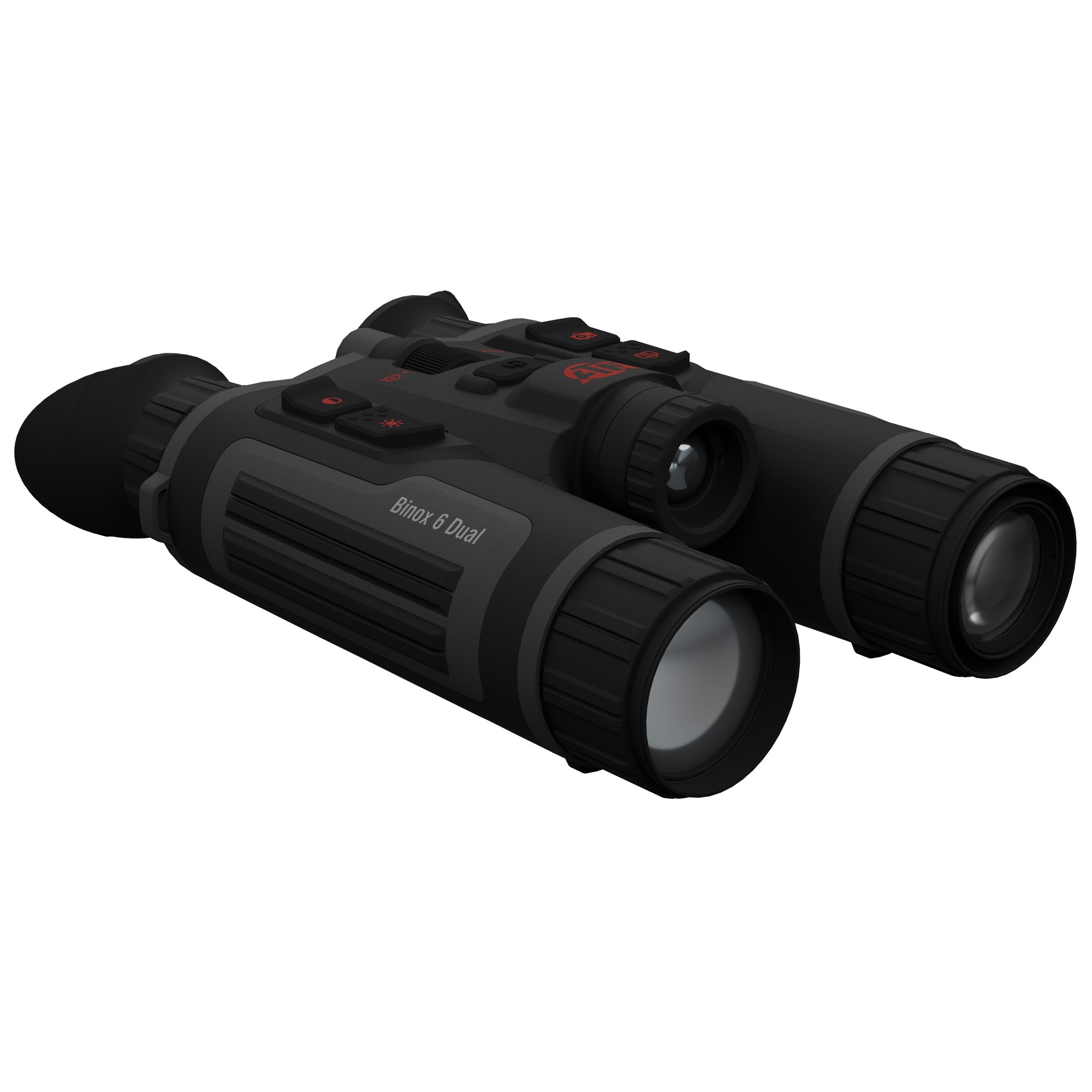 ATN Corp, TICO 6, Laser Rangefinder, Thermal Binocular, Dual Multispectral, 5.5-44X Magnification, 25mm Objective, Black, Includes Carry Case and Charging Cable