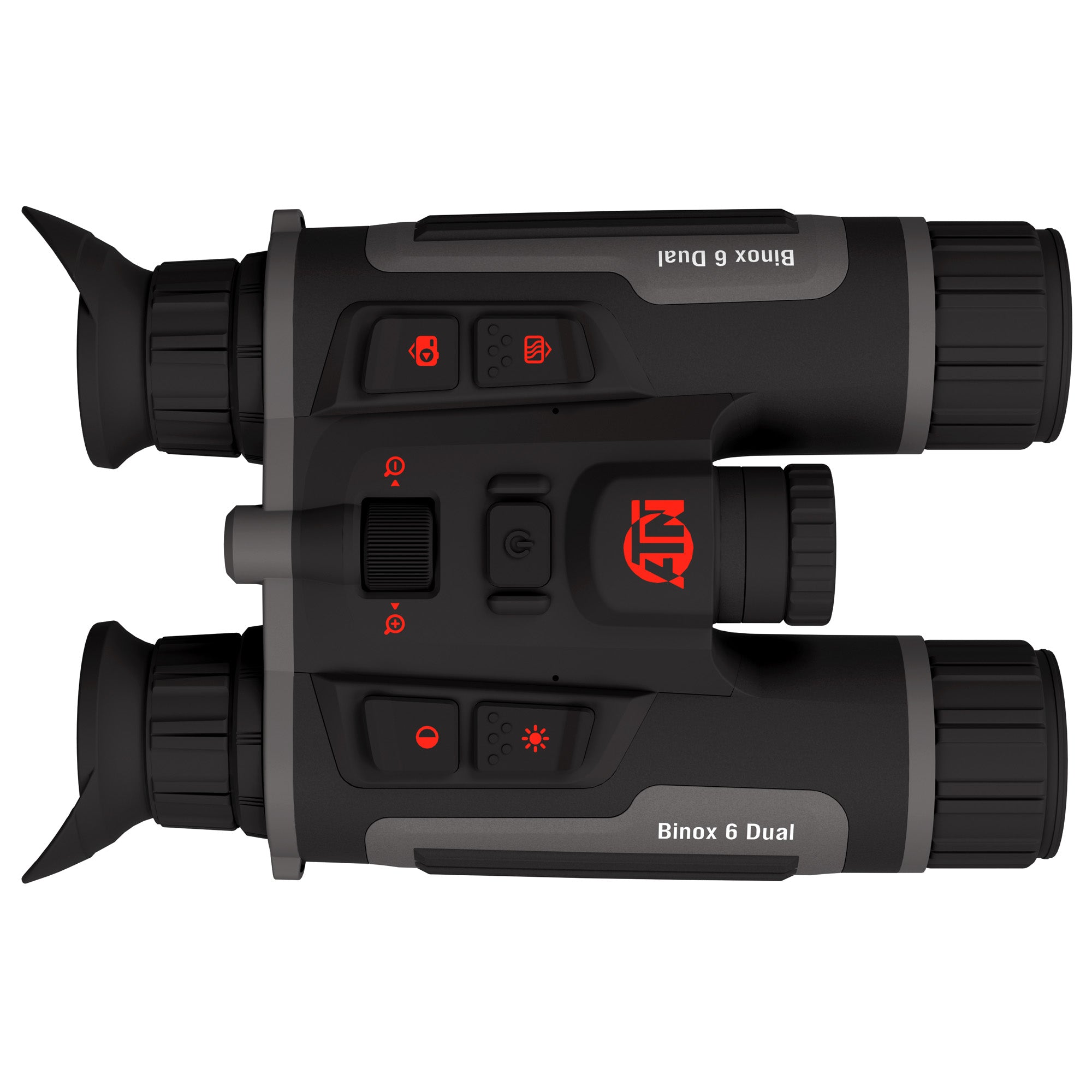 ATN Corp, TICO 6, Laser Rangefinder, Thermal Binocular, Dual Multispectral, 5.5-44X Magnification, 25mm Objective, Black, Includes Carry Case and Charging Cable