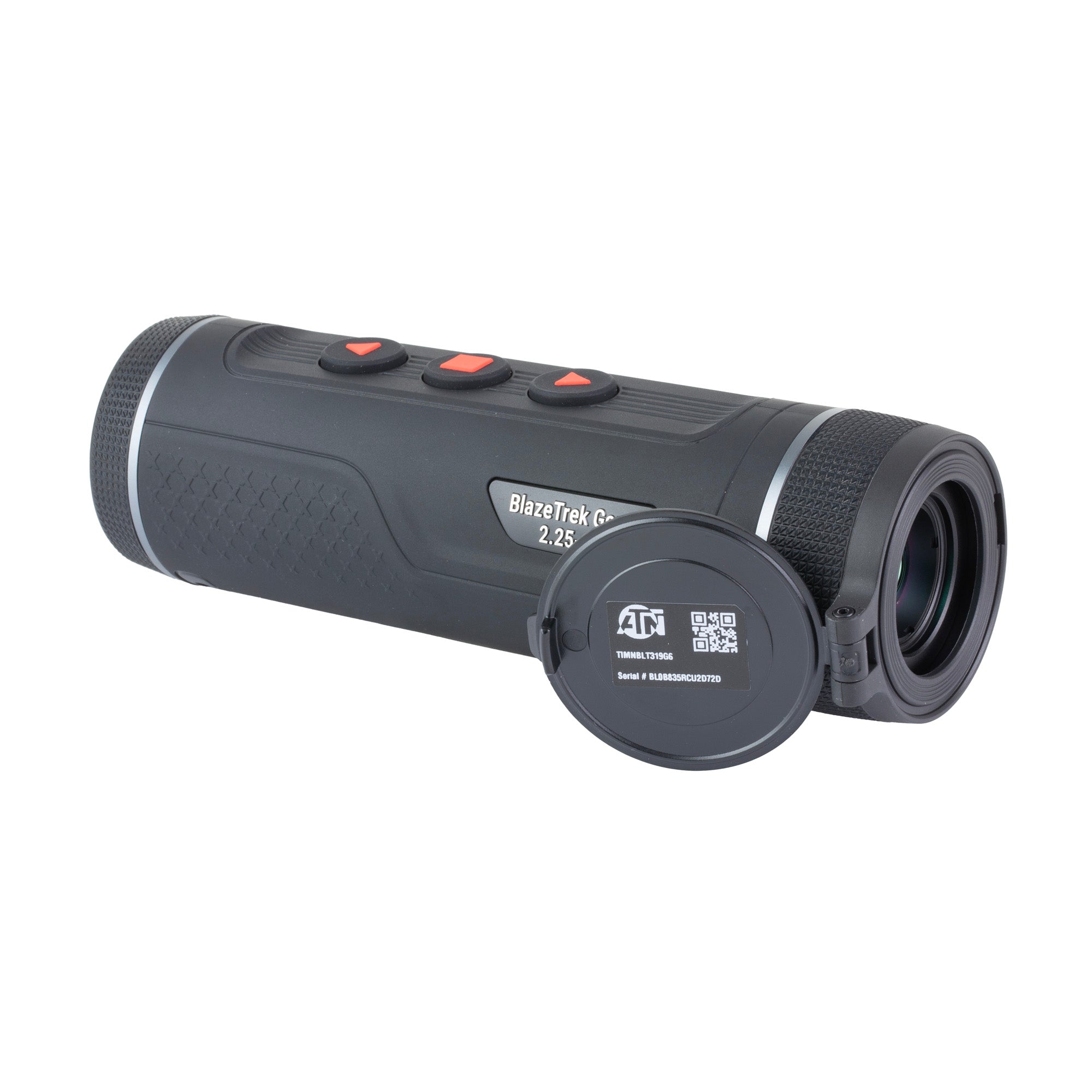 ATN Corp, BlazeTrek 6, Thermal Monocular, 19MM Objective, 2.25-18X Magnification, Matte Finish, Black, Includes Case and USB Type-C Cable