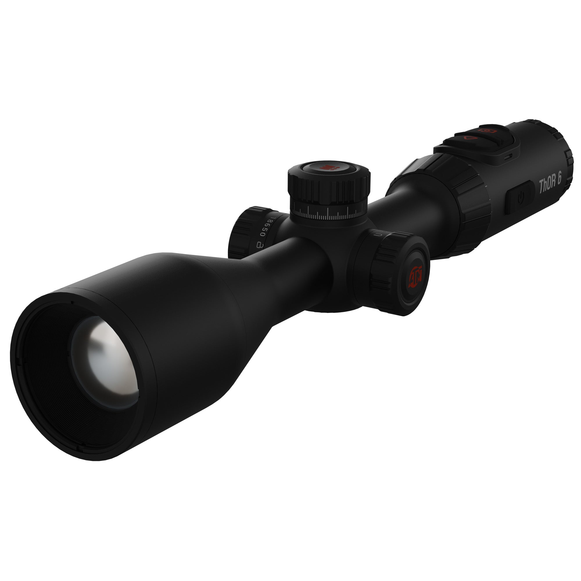 ATN Corp, ThOR 6 Elite, Thermal Rifle Scope, 2-16X Magnification, 35mm Objective, 30mm Main Tube, Multiple Reticles, Black, Includes Carry Case and Charging Cable