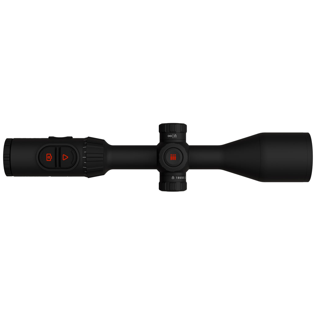ATN Corp, ThOR 6 Elite, Thermal Rifle Scope, 3-24X Magnification, 50mm Objective, 30mm Main Tube, Multiple Reticles, Black, Includes Carry Case and Charging Cable