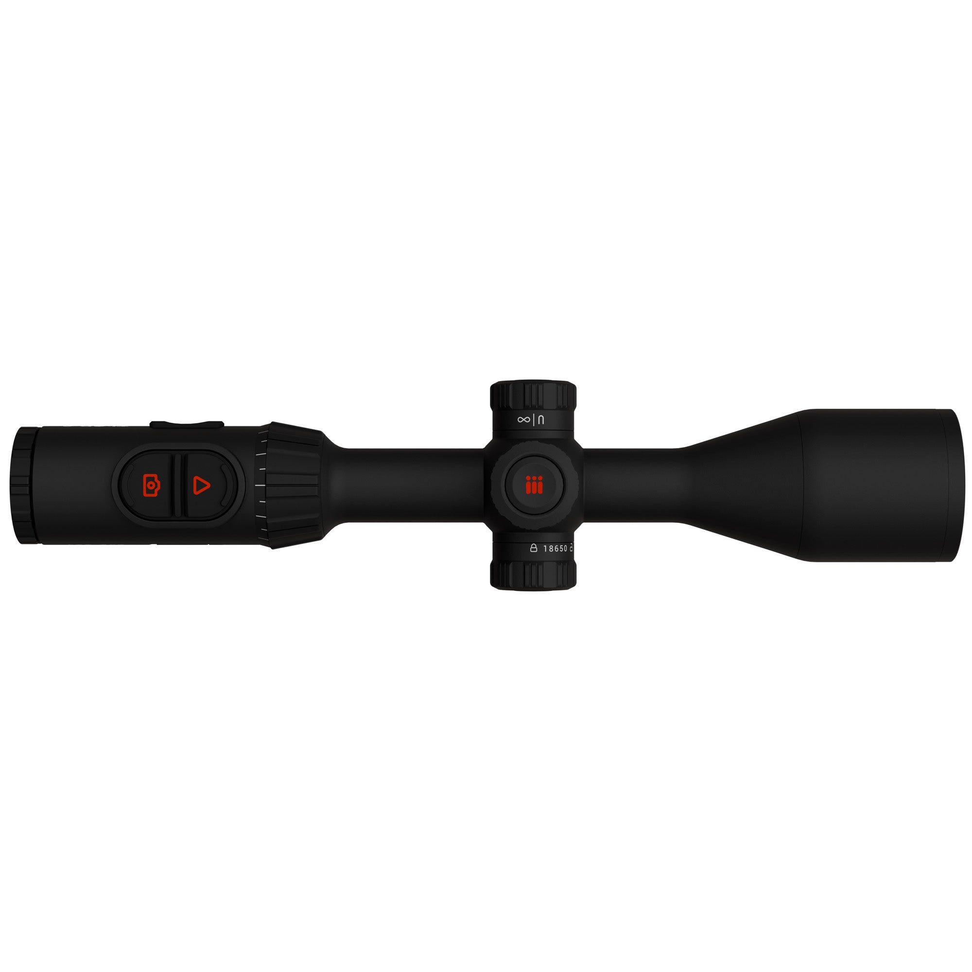 ATN Corp, ThOR 6 Elite, Thermal Rifle Scope, 3-24X Magnification, 50mm Objective, 30mm Main Tube, Multiple Reticles, Black, Includes Carry Case and Charging Cable