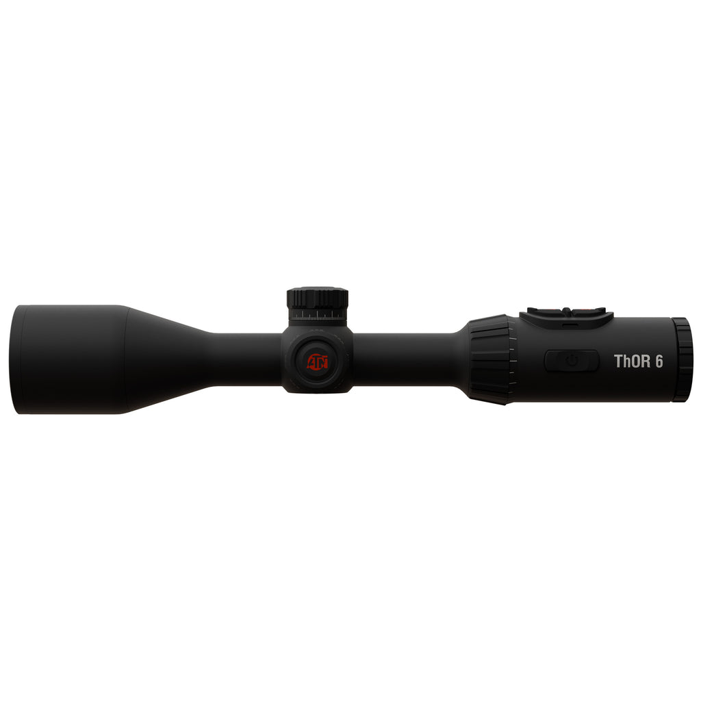 ATN Corp, ThOR 6 Elite, Thermal Rifle Scope, 3-24X Magnification, 50mm Objective, 30mm Main Tube, Multiple Reticles, Black, Includes Carry Case and Charging Cable