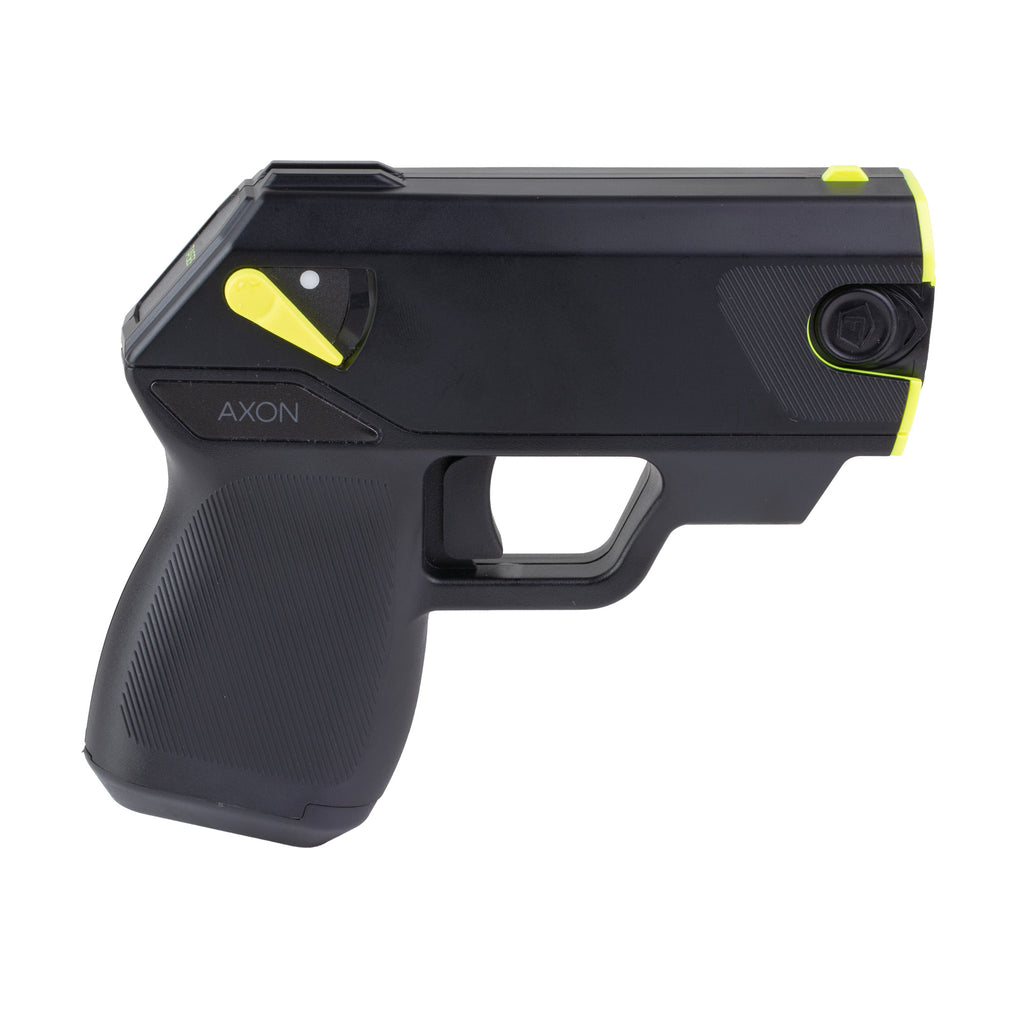 TASER, Pulse 2 Kit, Black and Yellow, Includes 2 Live Cartridges, Lithium Battery, Conductive Practice Target, and Soft Carry Sleeve