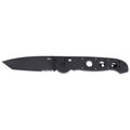 Columbia River Knife & Tool, M16-14XK, 3.97" Folding Knife, Combination Edge, D2 Steel Blade, Grivory Handle, Veff Serrations, Titanium Nitride Finish, Black, Crossbar Lock, IKBS