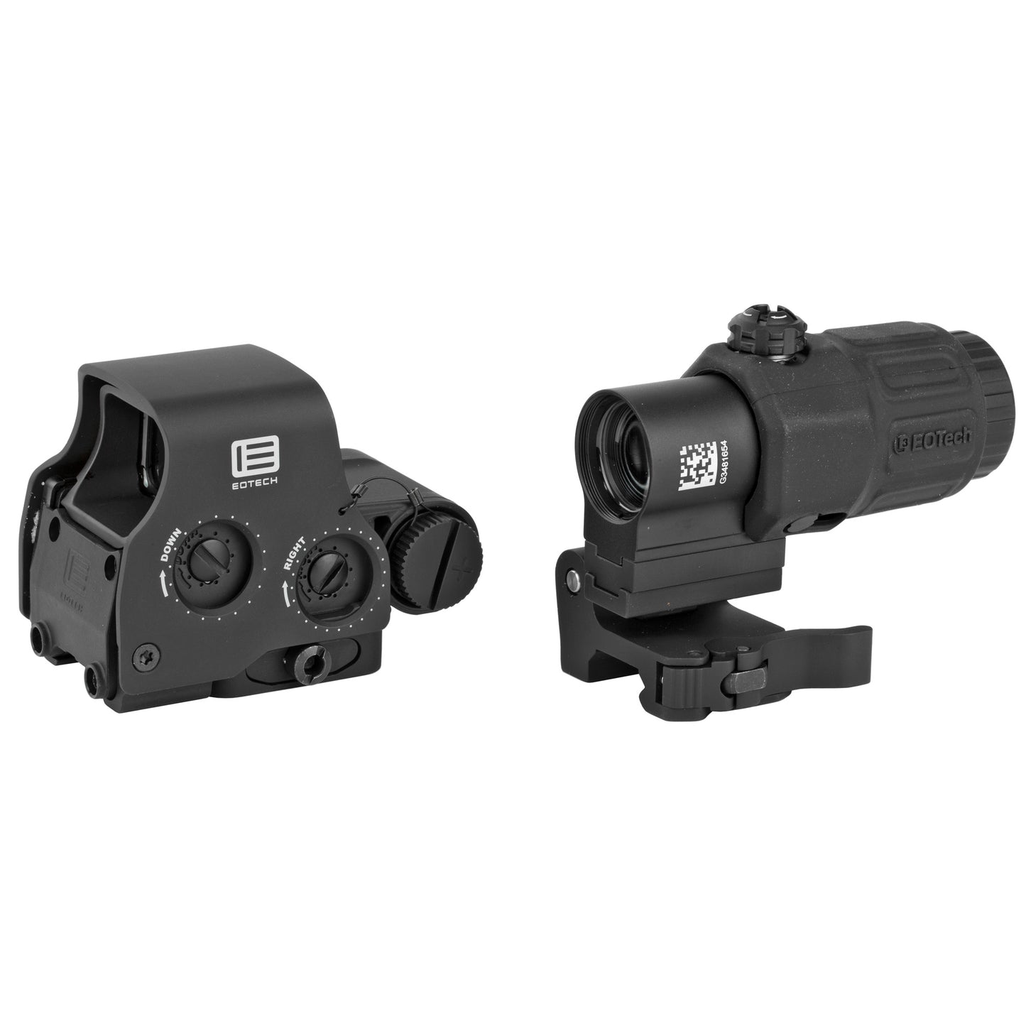 EOTech, Holographic Hybrid Sight, EXPS2-2 Sight With G33 Magnifier, Black Finish