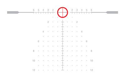 EOTECH, Vudu, 1-10X28mm First Focal Plane, Rifle Scope, 34mm Tube, LE5 Illuminated MRAD Reticle, Matte Finish, Black