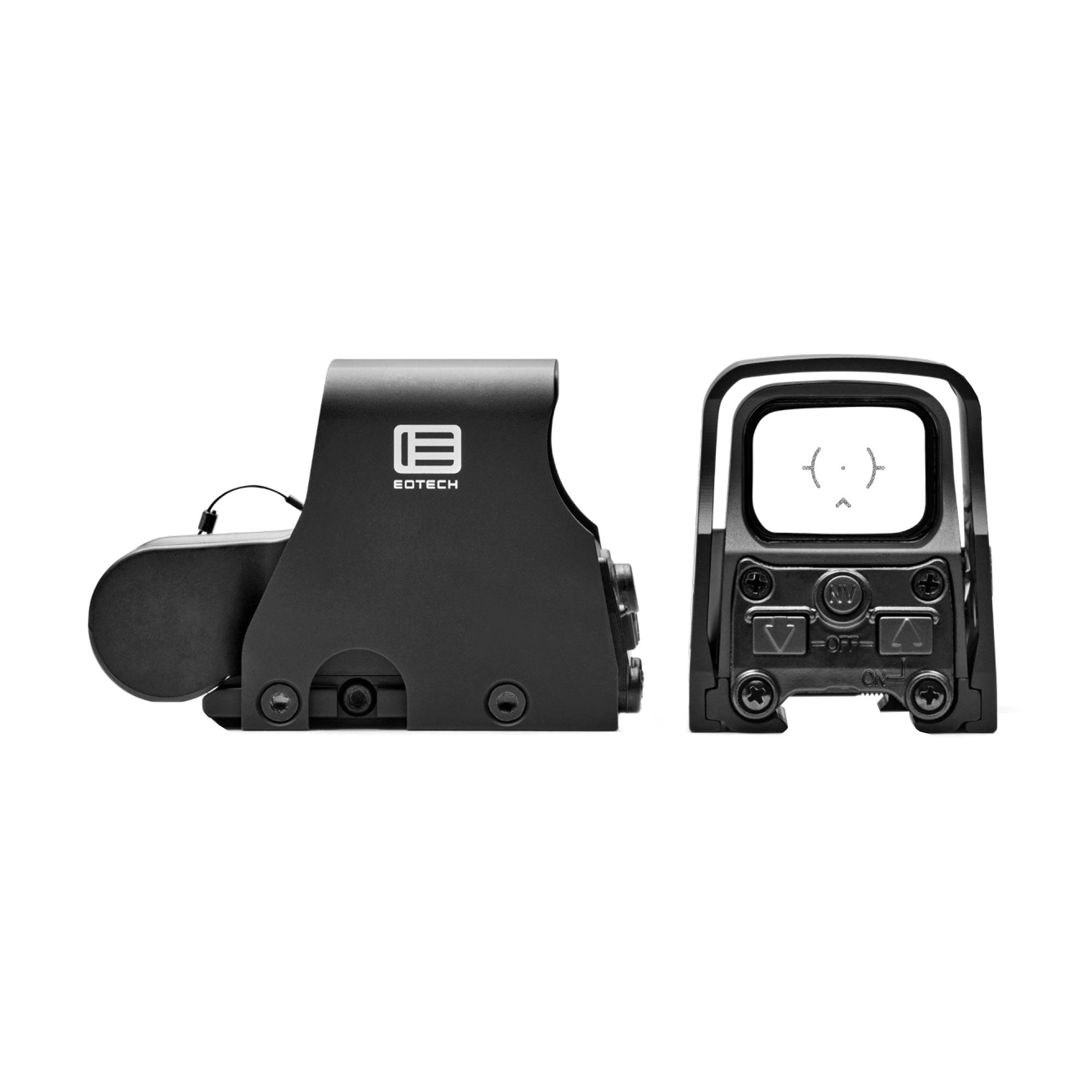 EOTECH, XPS3-DCR, Holographic Sight, Night Vision Compatible, Red DCR Reticle, 68 MOA Outer Reticle with 1 MOA Dot, Matte Finish, Black, Rear Buttons, Includes CR123A Battery
