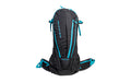 Grey Ghost Gear, Apparition SBR Bag, Backpack, Can Fit a 10.5" or Shorter SBR, Solid Black with Cyan Zips, 27" Height Without Extended Bottom/33" Height With Extended Bottom X12"WX4"D