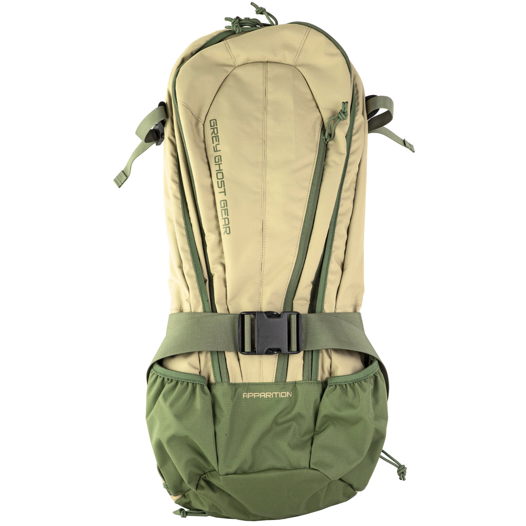 Grey Ghost Gear, Apparition SBR Bag, Backpack, Can Fit a 10.5" or Shorter SBR, Tan/Olive Drab, 27"H Without Extended Bottom/33"H With Extended Bottom X 12"W X 4"D