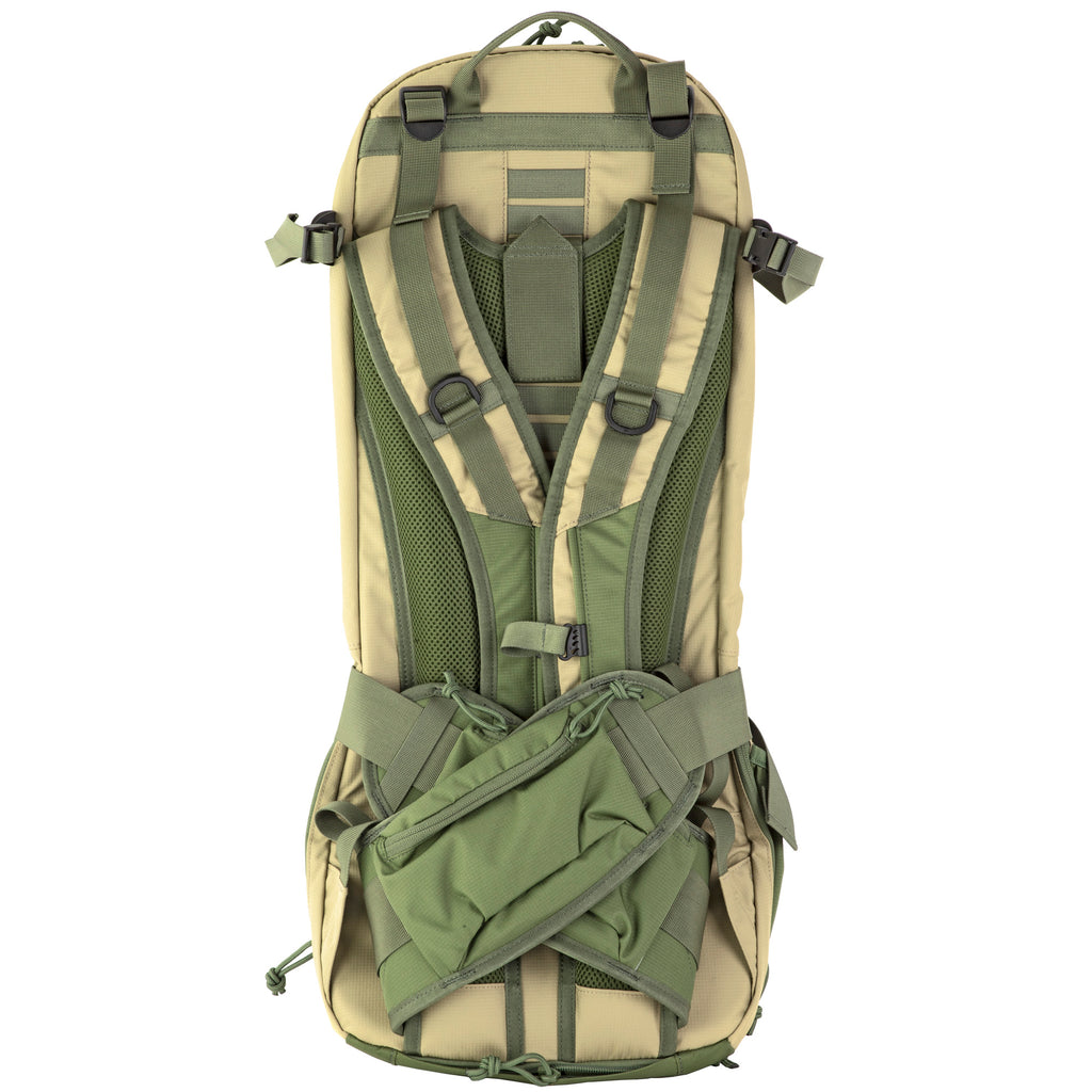 Grey Ghost Gear, Apparition SBR Bag, Backpack, Can Fit a 10.5" or Shorter SBR, Black/Brown, 27"H Without Extended Bottom/33"H With Extended Bottom X 12"W X 4"D