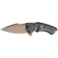 Hogue, X5, SIG Emperor Scorpion, Folding Knife, CPM-154, Plain Edge, Spear Point Blade with Flipper, 3.5", Flat Dark Earth