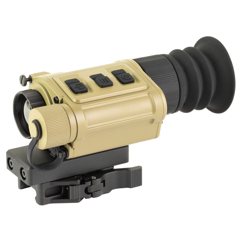 IRAYUSA, RICO MICRO, Thermal Sight, 1X Magnification, 25mm Objective, Multiple Reticles, Matte Finish, Tan