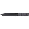KA-BAR Knives, KA-BAR, Fighter, Fixed Blade Knife, 8" Blade Length, 12.8" Overall Length, Clip Point, 1095 Cro-Van Steel, Matte Finish, Black, Includes Plastic Sheath