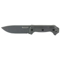 KA-BAR Knives, Becker Campanion, Fixed Blade Knife, 5.25" Blade Length, 10.5" Overall Length, Drop Point, Plain Edge, 1095 Cro-Van Black Blade, Black Ultramid Handle, Includes Molle Compatible Plastic Sheath