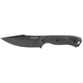 KA-BAR Knives, Becker Harpoon, Fixed Blade Knife, 4.5" Blade Length, 9.375" Overall Length, Drop Point, 1095 Cro-Van Steel, Matte Finish, Black, Includes Plastic Sheath