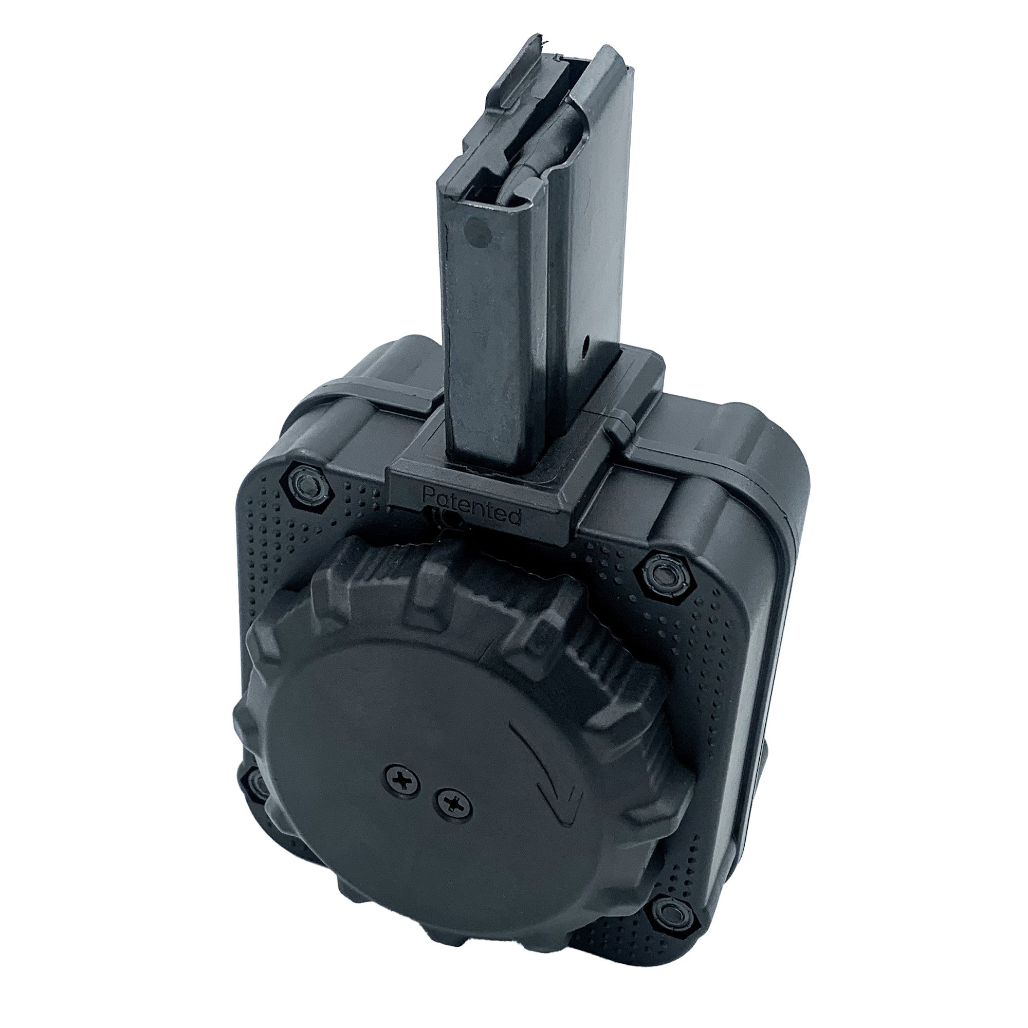 ProMag Industries, Magazine, Drum, 223 Remington/5.56 NATO, 65 Rounds, Fits Ruger Mini-14, Steel/Polymer Construction, Black