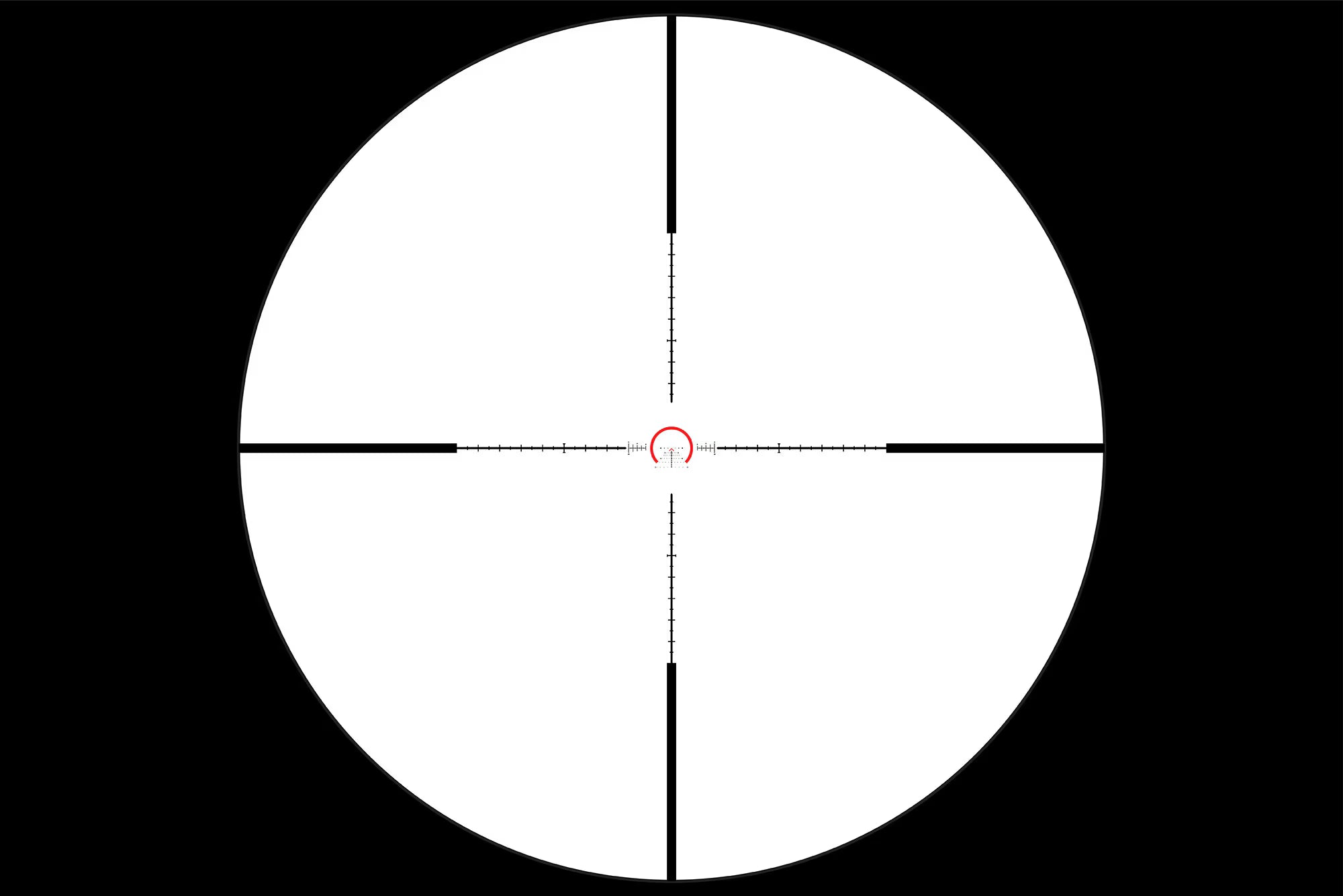 Primary Arms Compact PLxC 1-8x24 FFP Rifle Scope - Illuminated ACSS Raptor M8 Reticle - 5.56 / .308 - Meter