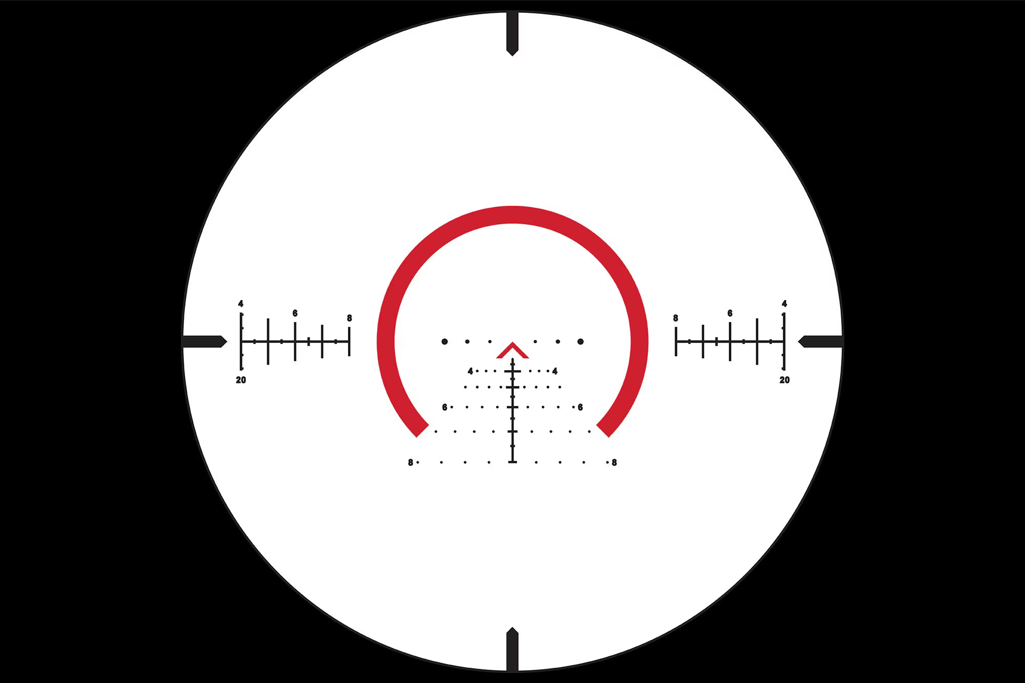 Primary Arms Compact PLxC 1-8x24 FFP Rifle Scope - Illuminated ACSS Raptor M8 Reticle - 5.56 / .308 - Meter