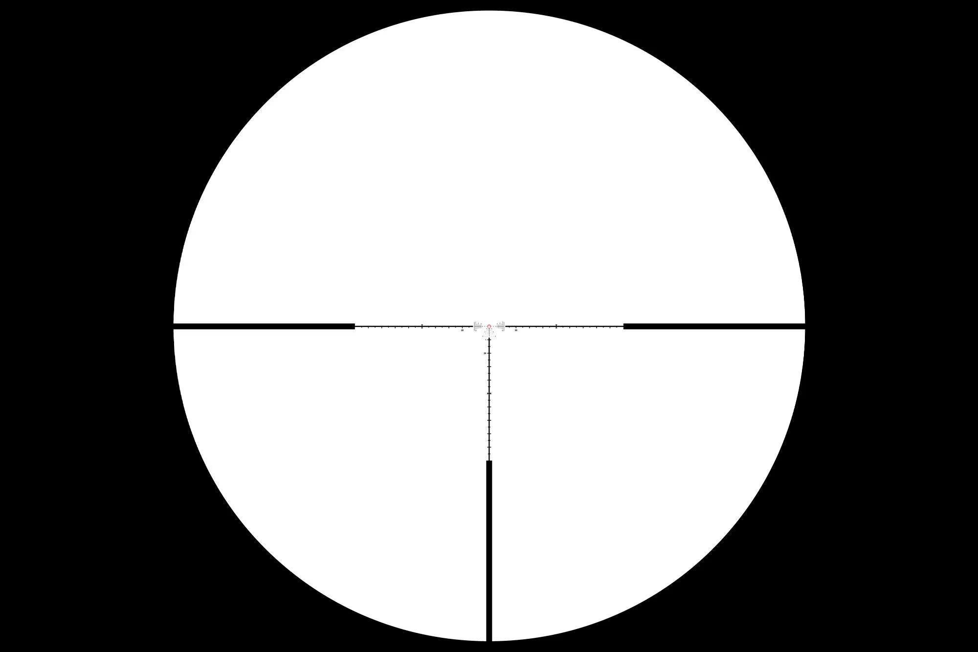 Primary Arms Compact PLxC 1-8x24 FFP RDB Rifle Scope - ACSS Raptor 5.56/.308 Yard G2 Reticle