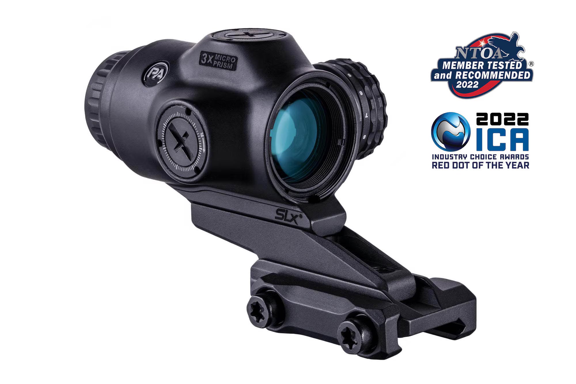 Primary Arms SLx 3X MicroPrism™ Scope - Red Illuminated ACSS Raptor Reticle - 5.56 / .308 - Yard