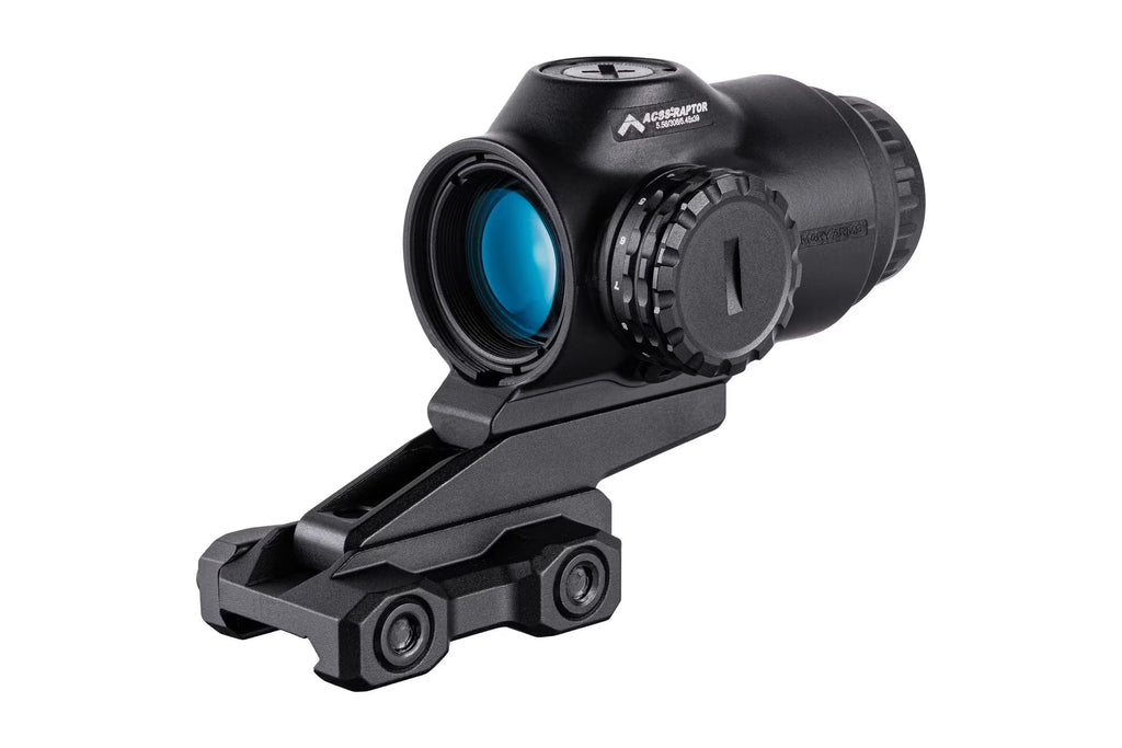 Primary Arms SLx 3X MicroPrism™ Scope - Red Illuminated ACSS Raptor Reticle - 5.56 / .308 - Yard
