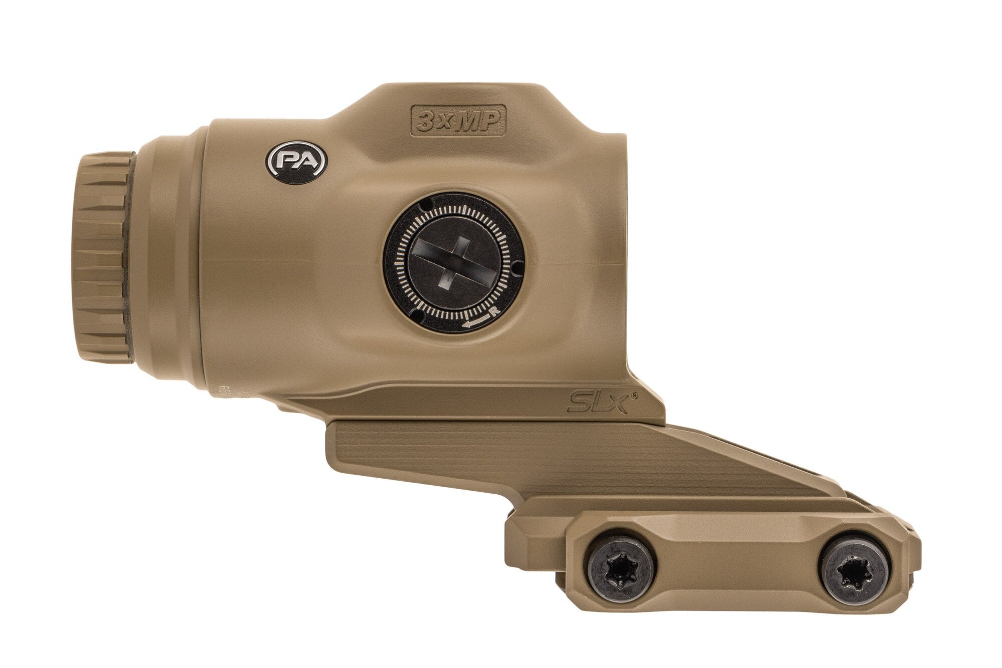 Primary Arms SLx 3X MicroPrism™ Scope - Red Illuminated ACSS Raptor Reticle - 7.62x39 / .300 BLK - Yard - FDE