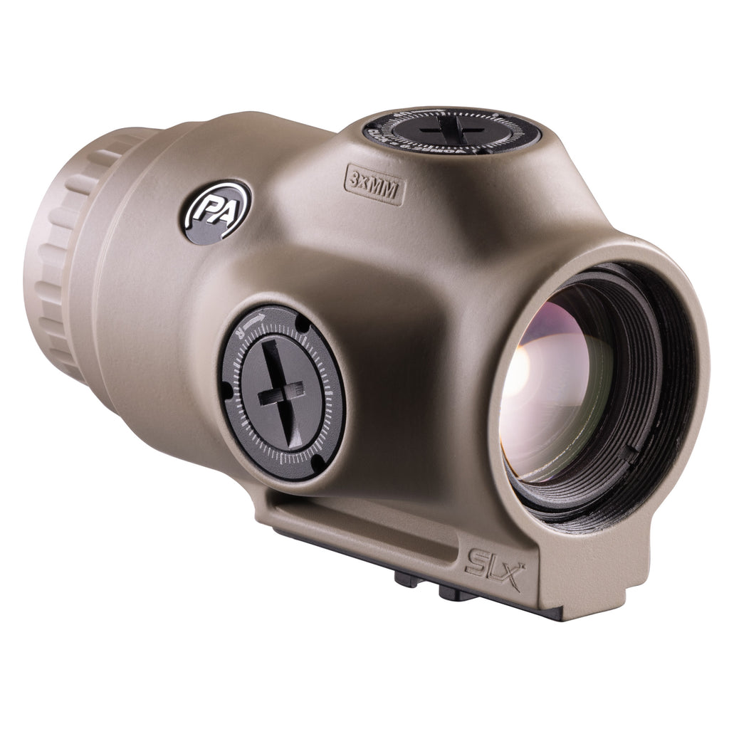 Primary Arms, SLx Micro Magnifier, Magnifier, 3X Magnification, 21mm Objective, Matte Finish, Flat Dark Earth