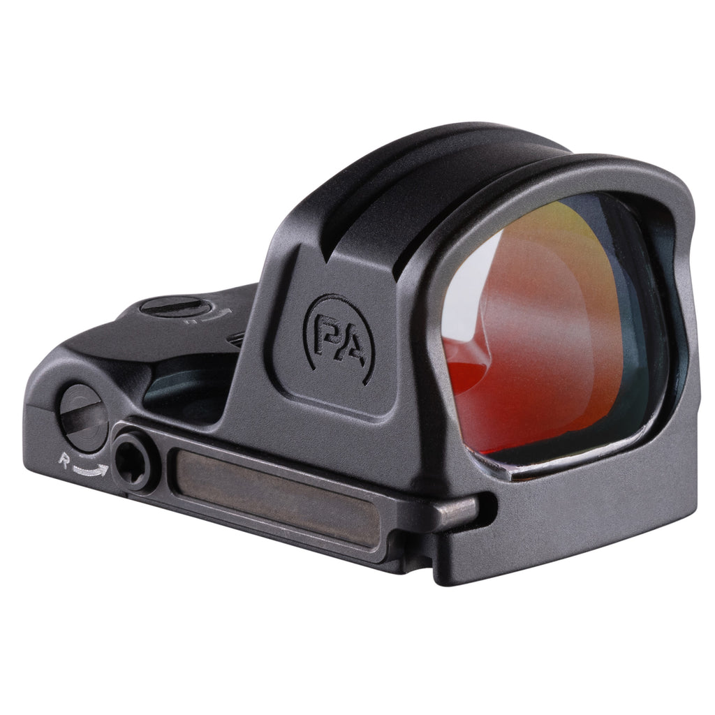 Primary Arms, SLx RS-10R Mini Reflex Sight, 1X23MM, 3 MOA Red Dot, RMR Footprint, Anodized Finish, Black