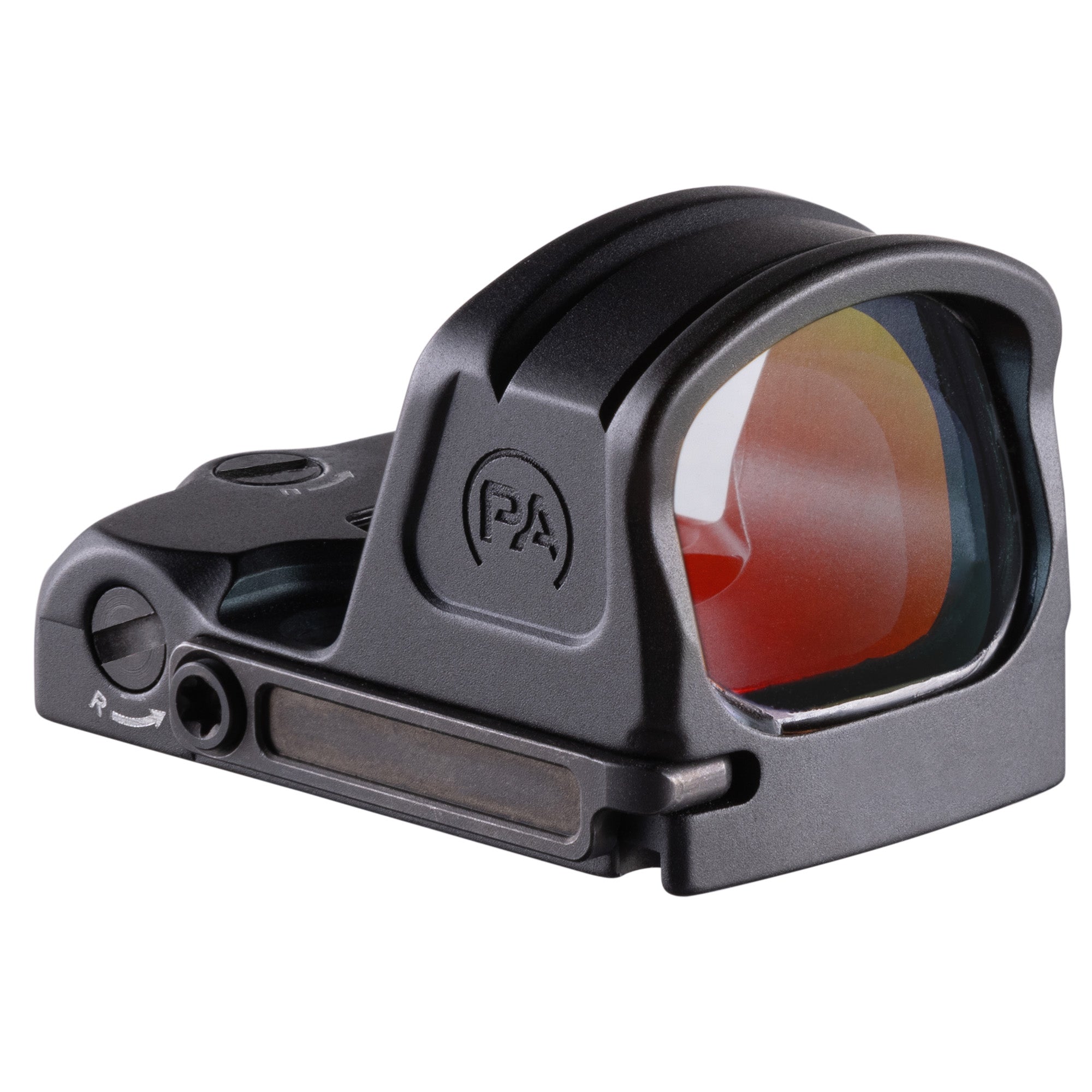 Primary Arms, SLx RS-10R Mini Reflex Sight, 1X23MM, 3 MOA Red Dot, RMR Footprint, Anodized Finish, Black