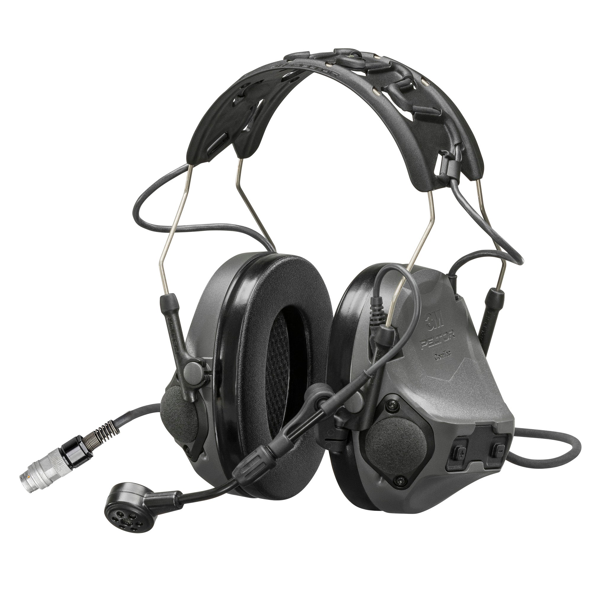 3M/Peltor, ComTac VIII, Hearing Defender, Electronic Earmuff,Matte Finish, Gray