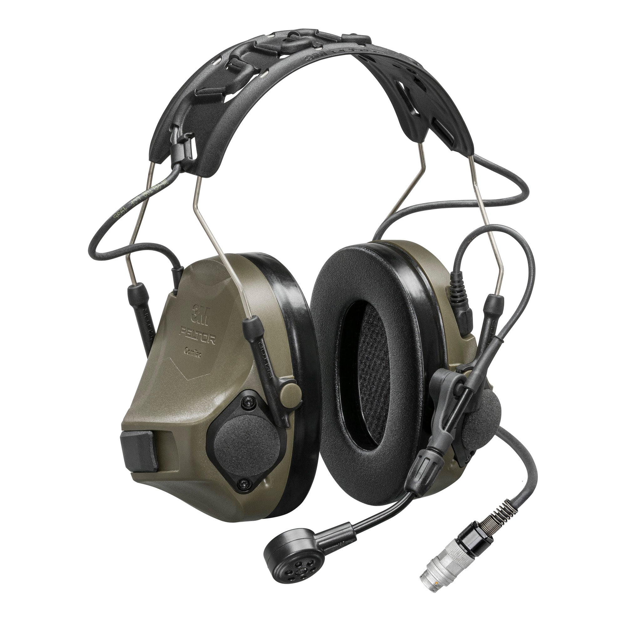 3M/Peltor, ComTac VIII, Hearing Defender, Electronic Earmuff, Matte Finish, Olive Drab Green
