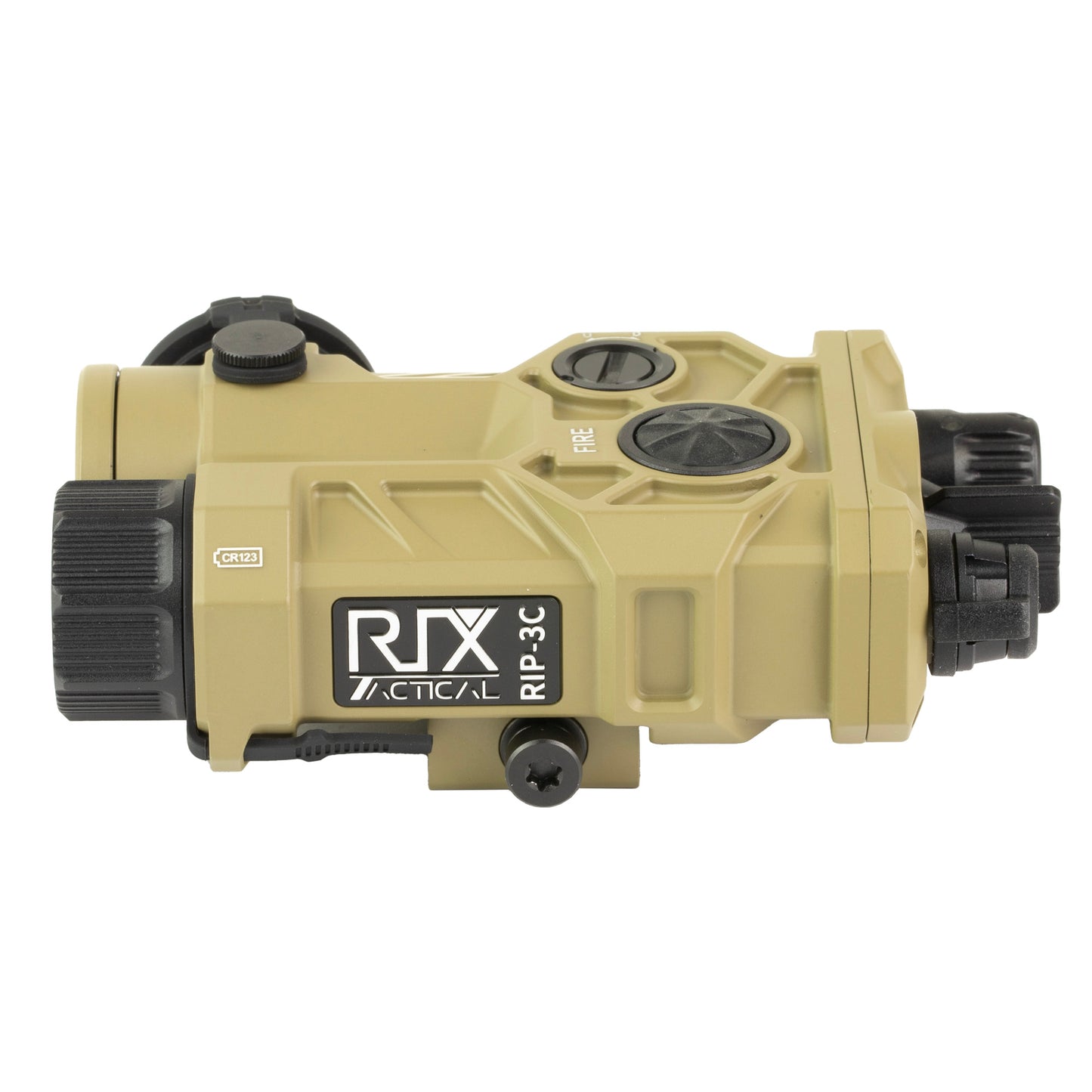 RIX Tactical, RIP-3C, Infrared Laser/Illuminator, Green Class 3a Visible Laser, 0.25 Mil Click Adjustment, Tan