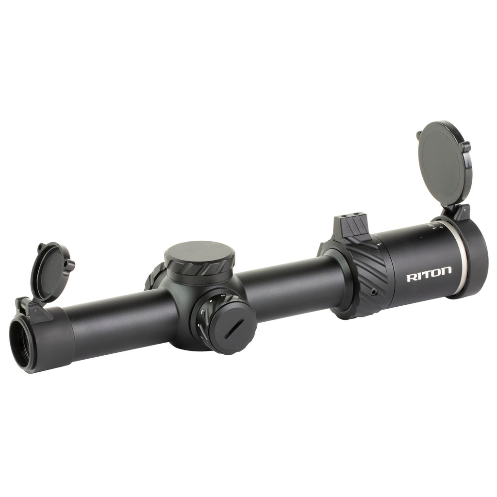 Riton Optics, 3 Series TACTIX, Rifle Scope, 1-8X24mm, 30mm Tube, OT Illuminated Reticle, Second Focal Plane, Black