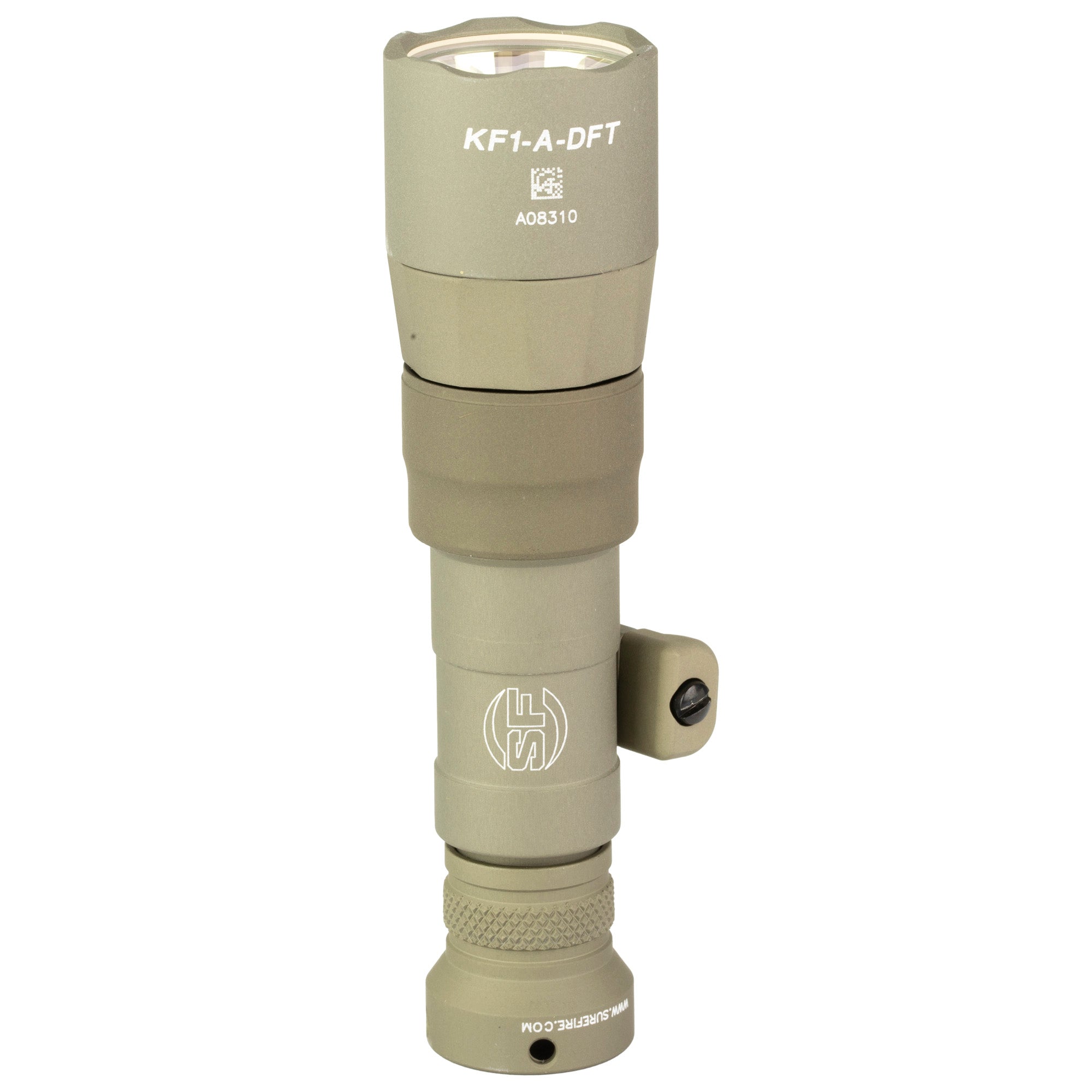 Surefire, M340DFT-PRO Scout Flashlight, Fits Picatinny, 500 Lumens, Anodized Finish, Tan, Z68 On/Off Tailcap, Includes MLOK Adapter