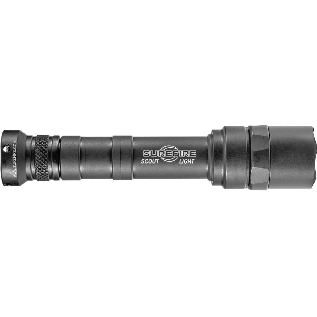 Surefire, M640U Scout Pro Flashlight, LED, 1000 Lumens, Black, 1913 Picatinny Mount Installed, MLOK Mount Included, Z68 On/Off Tailcap