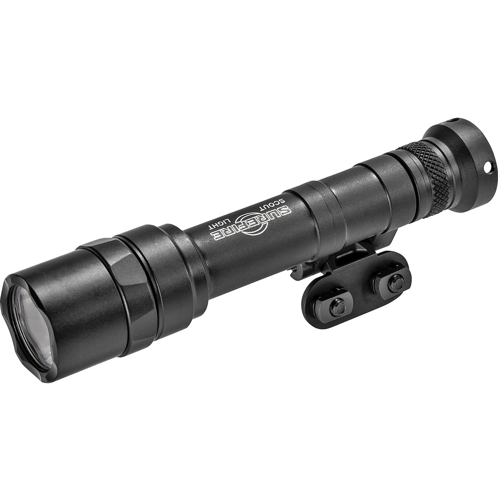 Surefire, M640U Scout Pro Flashlight, LED, 1000 Lumens, Black, 1913 Picatinny Mount Installed, MLOK Mount Included, Z68 On/Off Tailcap
