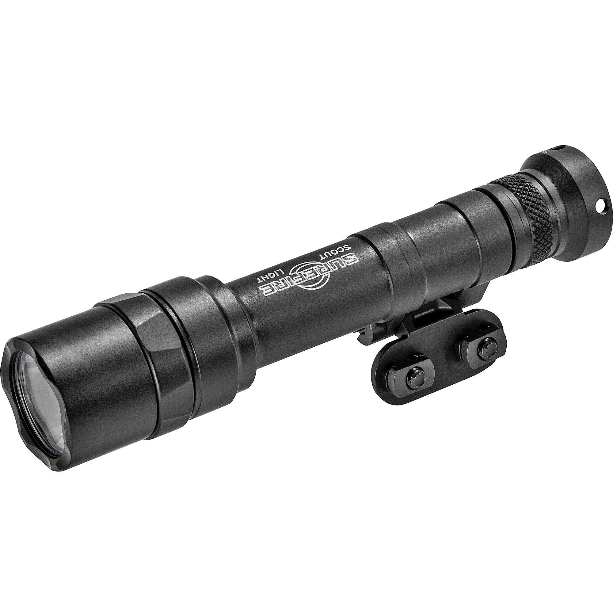 Surefire, M640U Scout Pro Flashlight, LED, 1000 Lumens, Black, 1913 Picatinny Mount Installed, MLOK Mount Included, Z68 On/Off Tailcap