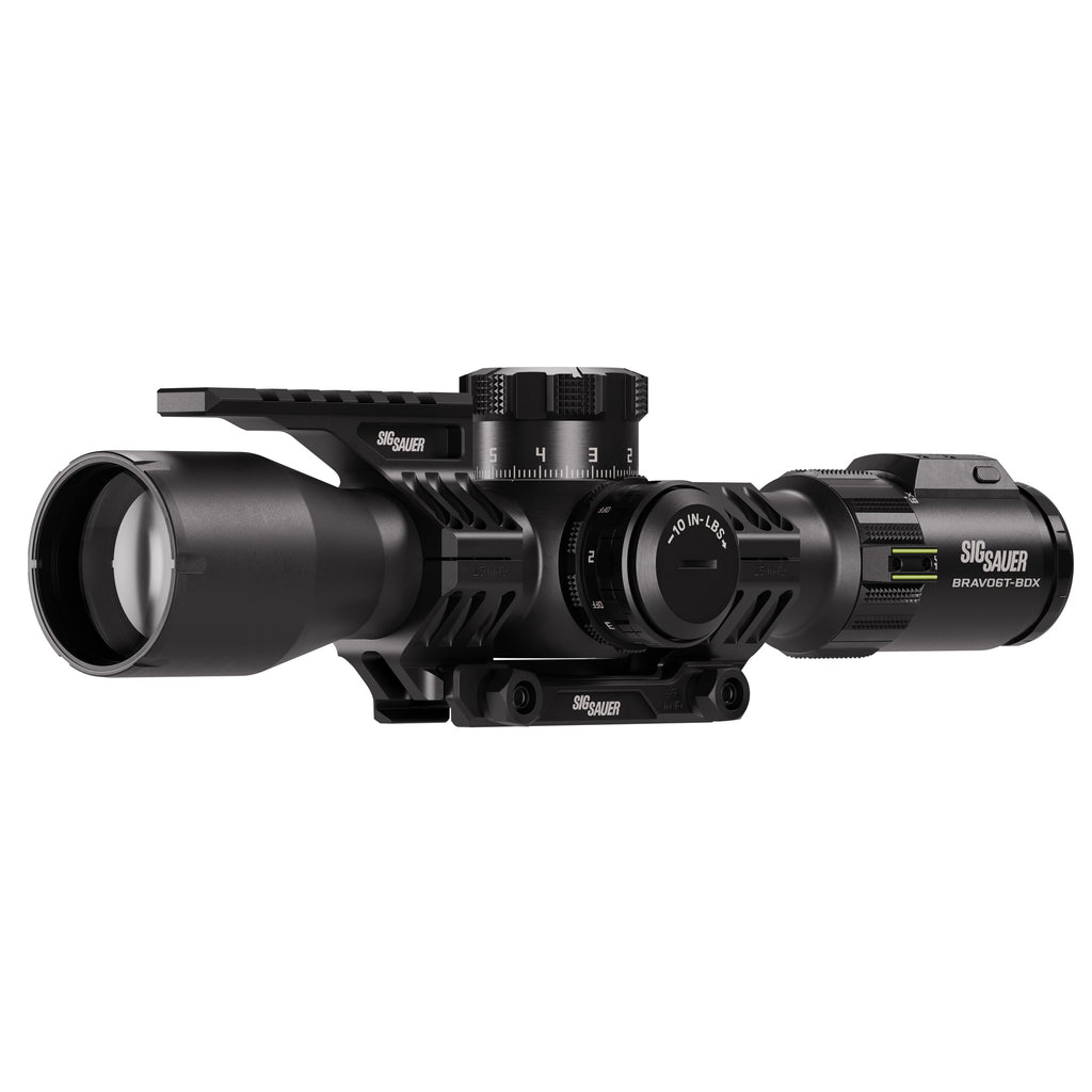 Sig Sauer, Bravo6 TBDX, Rifle Scope, 3-18X44mm, First Focal Plane, DEV-L MRAD 2.0 Illuminated Reticle