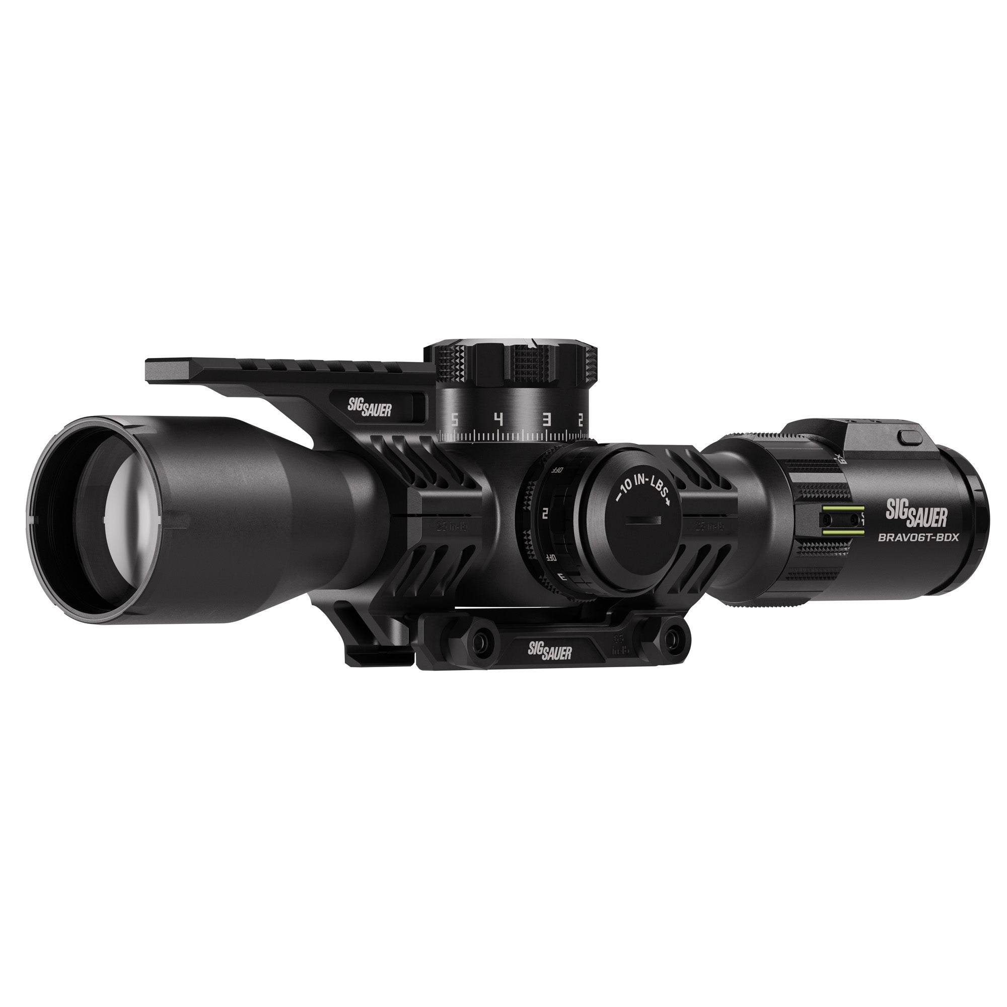 Sig Sauer, Bravo6 TBDX, Rifle Scope, 3-18X44mm, First Focal Plane, DEV-L MRAD 2.0 Illuminated Reticle