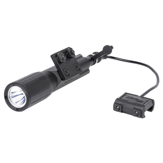 Sig Sauer, FOXTROT MSR FULL SIZE, Mounted Light, 35,000 Candela, 1350 Lumens, Full Size White Light, Accepts (1) 18650 Li-ion Rechargable Battery or (2) CR123A Batteries, M-LOK and Picatinny Mount, Remote, Matte Finish, Black