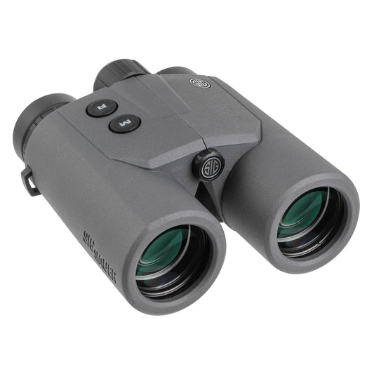 Sig Sauer, CANYON, Rangefinder Binoculars, 10X42mm, Graphite, Circle Reticle, Red OLED