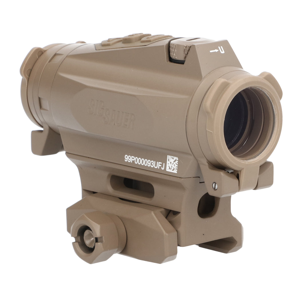 Sig Sauer, Romeo 4XT PRO, Red Dot, 1x20mm, 2 MOA Ballistic Circle Dot Reticle, Flat Dark Earth