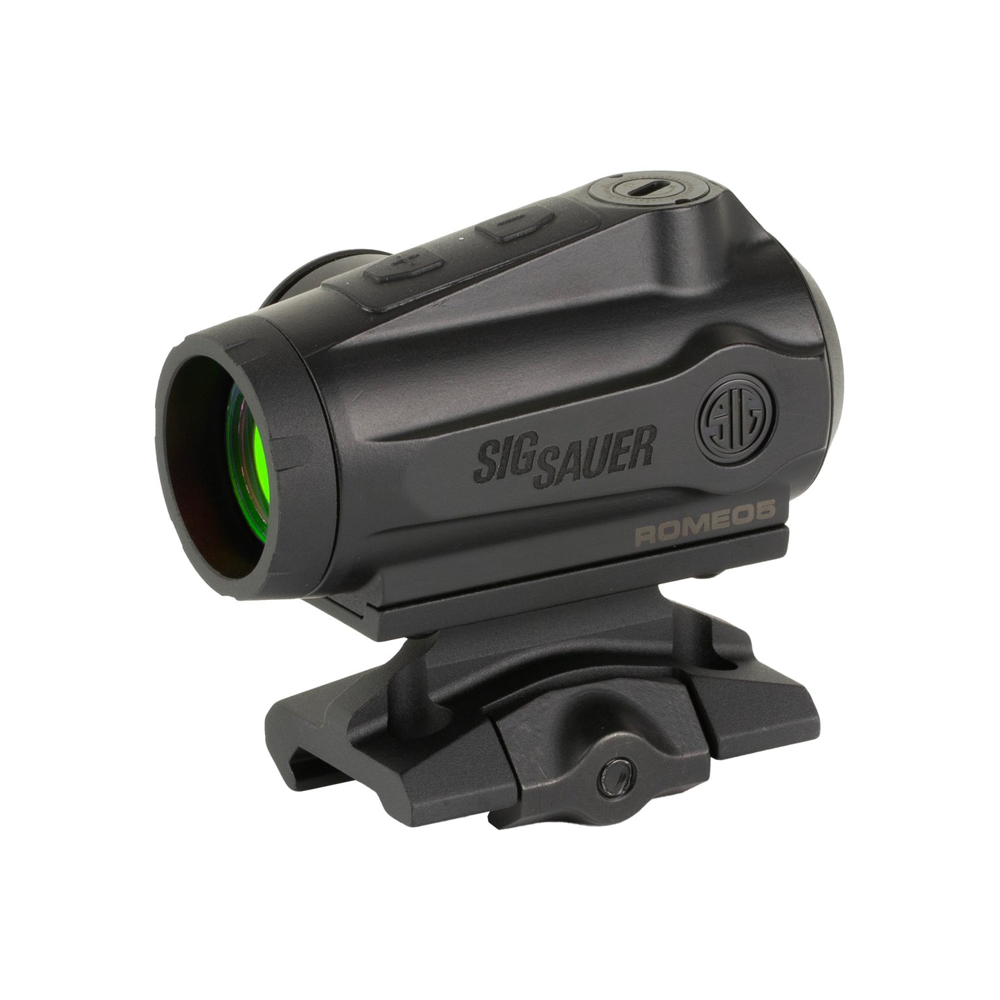 Sig Sauer, Romeo 5 Gen II, Green Dot, 1X20mm, 2 MOA Dot, Includes Low Mount, Fits Picatinny, Matte Finish, Black