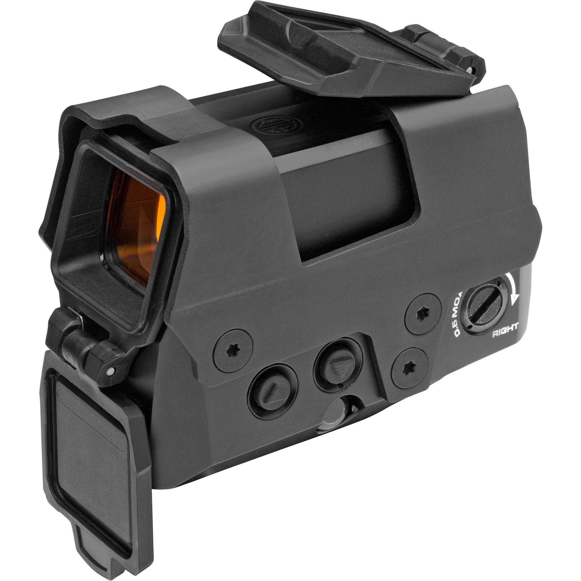 Sig Sauer, Romeo 8 Red Dot Sight, Ballistic Circle Dot, 1X38mm, 65MOA & 2MOA, .5 MOA Adjustment, With Lens Covers and 1/2 Hex Bolt Mount, Titanium Protective Shroud, Black Finish