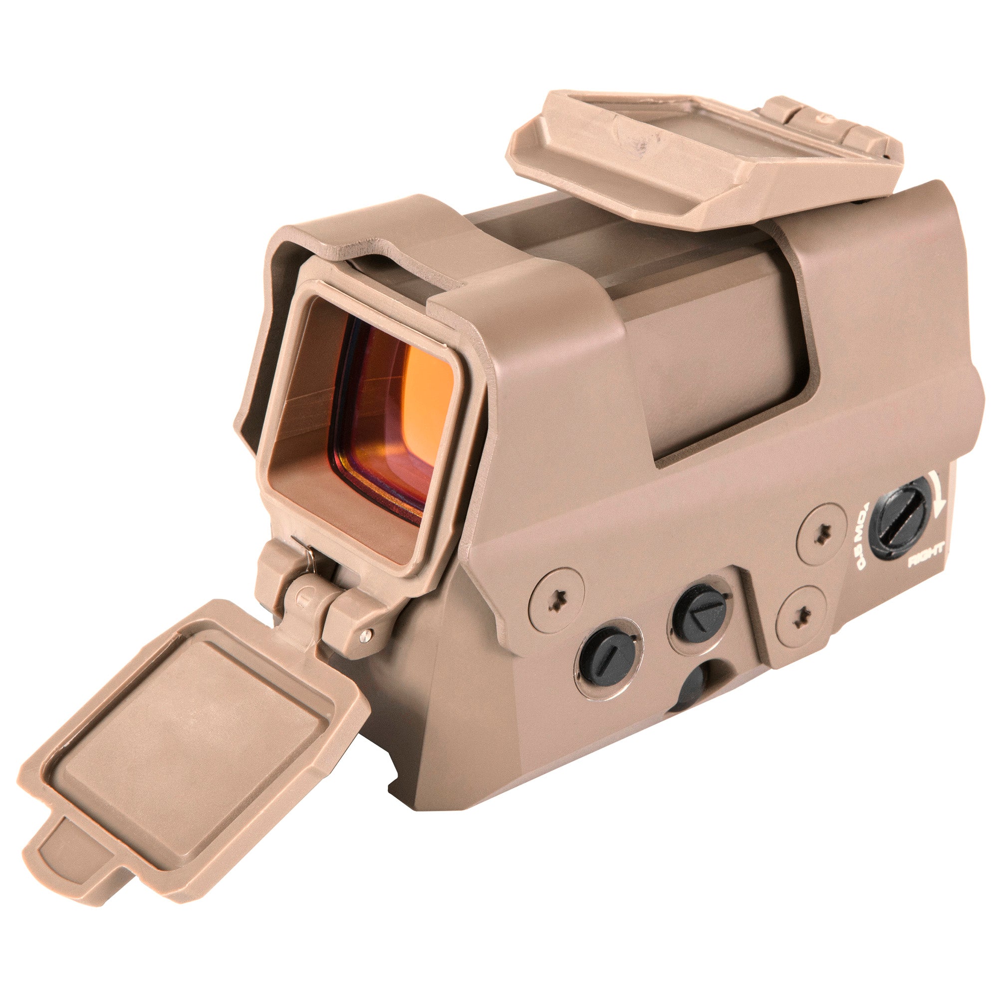 Sig Sauer, Romeo 8 Red Dot Sight, Ballistic Circle Dot, 1X38mm, 65MOA & 2MOA, .5MOA Adjustment, With Lens Covers and 1/2 Hex Bolt Mount, Titanium Protective Shroud, Flat Dark Earth Finish