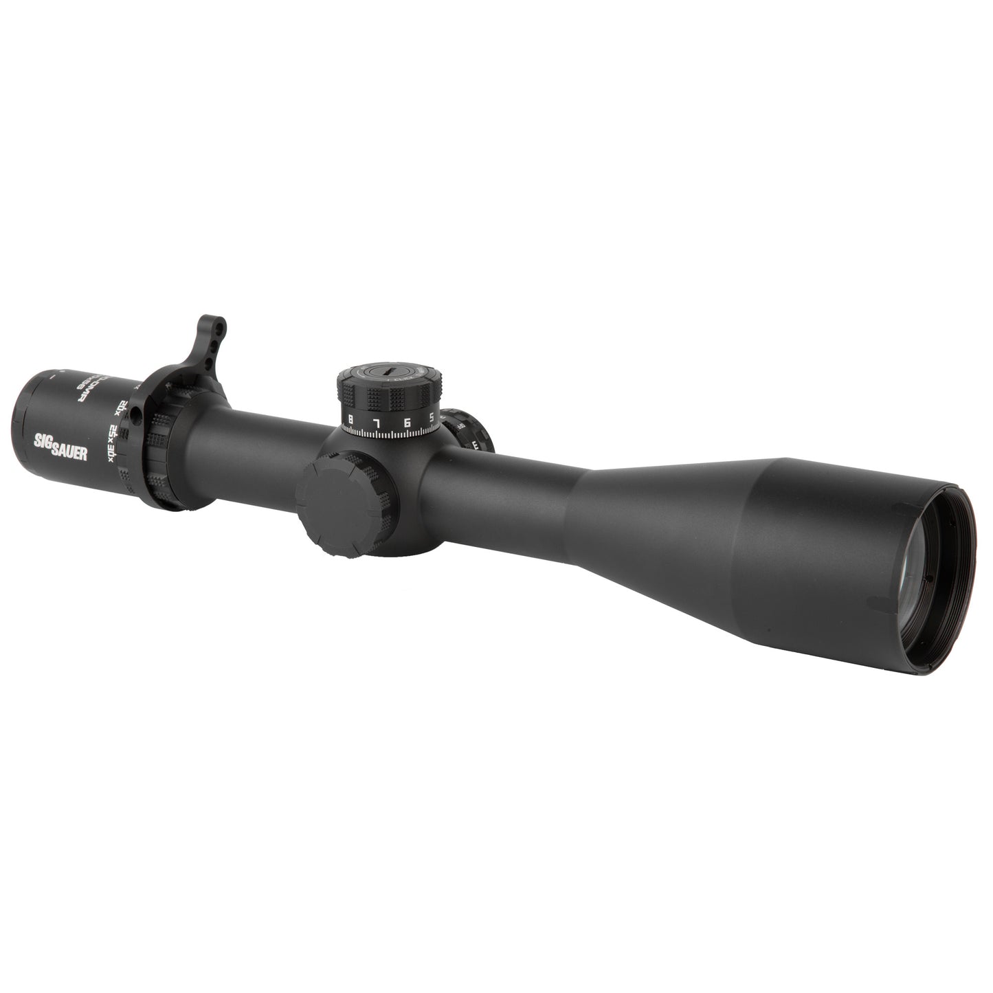 Sig Sauer, TANGO DMR, Rifle Scope, 5-30X56mm, First Focal Plane, MRAD Milling 2.0 Illuminated Reticle, Side Focus, 34mm, 0.1 MRAD Adjustable, Black